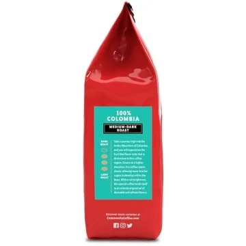 100% Colombia Medium Dark Roast Coffee - 12oz