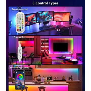 Daymeet RGB LED Strip Lights for Home Decor