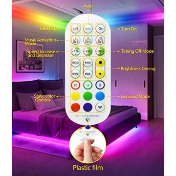 Daymeet RGB LED Strip Lights for Home Decor