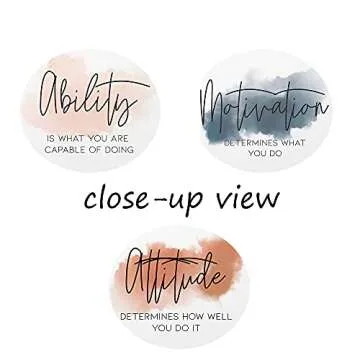 3 Piece Inspirational Canvas Wall Art, Quotes Motivational Mindset Print Pictures for Office Wall Decor, Triptych Entrepreneur Poster Framed Artwork for Women Men Home Decor Ready to Hang (36"Wx18" H)