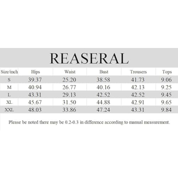 REASERAL Women's Stylish Summer Off-Shoulder Ruffle Outfit