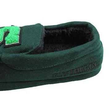 Harry Potter Men's Slytherin House Moccasin Slippers (S 5/6), Green