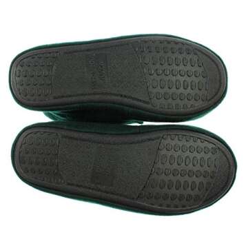 Harry Potter Men's Slytherin House Moccasin Slippers (S 5/6), Green