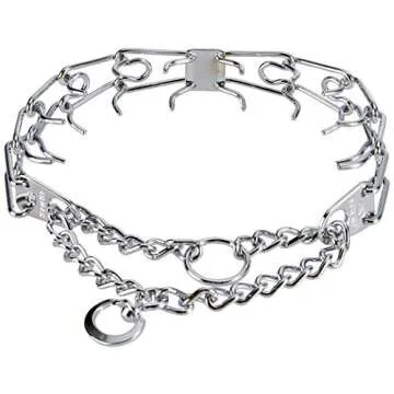 Herm Sprenger Dog Training Pinch Collar Chrome Plated Steel