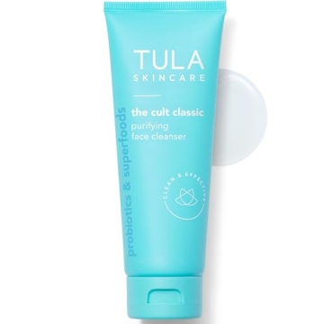 TULA Purifying Face Cleanser - Gentle, Hydrating Foaming Gel for All Skin Types