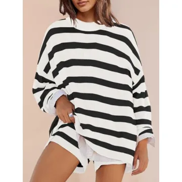 Panadila Womens Striped Lounge Set Matching Pajamas