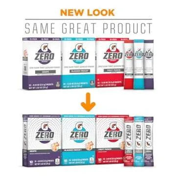 Gatorade G Zero Powder Pack - Electrolyte Hydration Mix