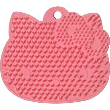 Sanrio Hello Kitty Makeup Brush Cleaner - Dual-Sided Beauty Tool