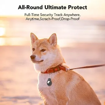 SPGUARD AirTag Secure Holder with Wire Cable - 4 Pack