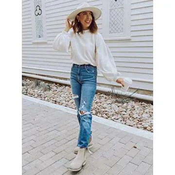 PRETTYGARDEN Stylish Chunky Knit Sweater for Women