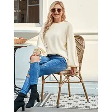 PRETTYGARDEN Stylish Chunky Knit Sweater for Women