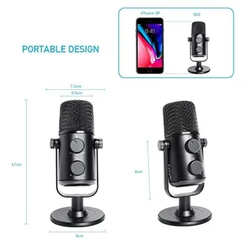 MAONO USB Microphone for Podcasting Streaming Gaming Direct