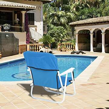 Heavy Duty Camping Chairs,Portable Folding Oversized Camping Chair for Indoor or Outdoor,Support 220...