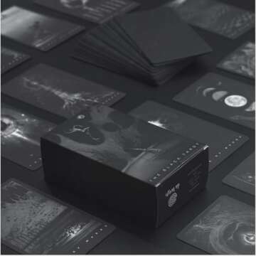 Da Brigh Black Tarot Cards Deck: Artistry Meets Intuition for Shadow Work