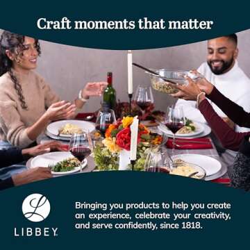 Libbey Baker’s Basics 5 Piece Glass Baking Dish Set with 1 Lid, Stackable, Clear Versatile Casserole Dish Set, Baking Glassware Set for Food Prep