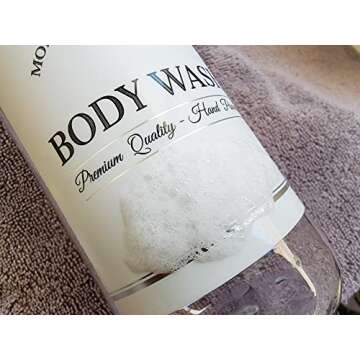 Clear Refillable Shampoo and Conditioner Bottles - Body Wash, Shampoo and Conditioner Dispenser - PET Plastic Shampoo Bottles Refillable with Pump - Waterproof Labels - 16 oz, 3 Pack (Black Satin)