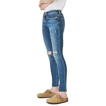 Lucky Brand Women's Mid Rise Ava Skinny Jean, CONNESS DEST CT, 29