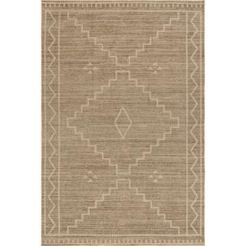 Rugs USA x Lauren Liess Velma Easy Jute Machine Washable Area Rug, 4x6, Natural
