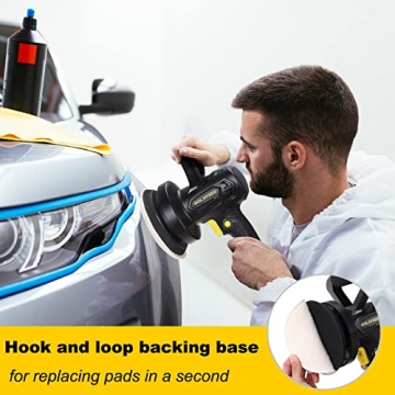 Rolaysee 6 Inch Car Buffer Polisher Kit for Home Use
