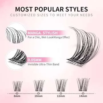 Natural Venus Lash Clusters Kit for Effortless Glam