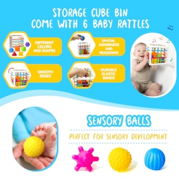 Montessori Baby Toys for 0-18 Months, Educational Play