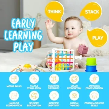 Montessori Baby Toys for 0-18 Months, Educational Play