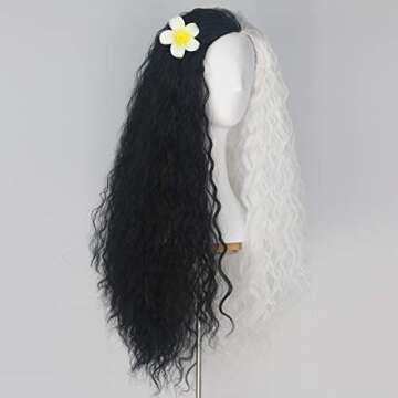 80cm Long Curly Dark Brown Cosplay Wig for Everyone