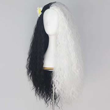 80cm Long Curly Dark Brown Cosplay Wig for Everyone