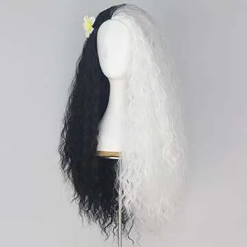 80cm Long Curly Dark Brown Cosplay Wig for Everyone