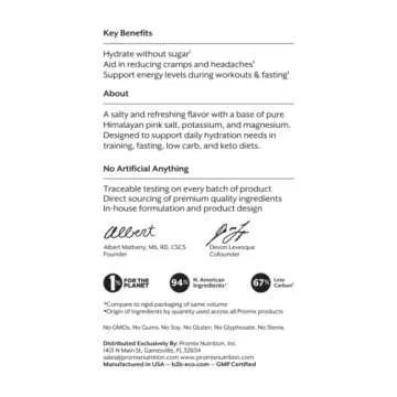 Promix Electrolytes Hydration Stick Packs - 30 Count