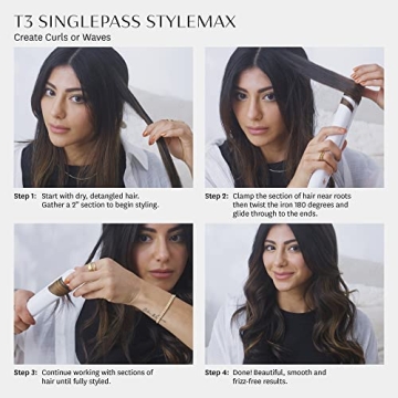T3 SinglePass StyleMax Professional Ceramic Flat Iron