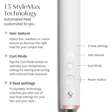 T3 SinglePass StyleMax Professional Ceramic Flat Iron