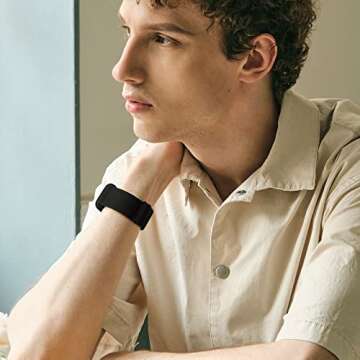 Stretchy Nylon Solo Loop Bands for Apple Watch - 6-Pack