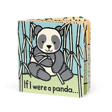 Jellycat If I were a Panda: A Touch and Feel Board Book Children's Book | Baby Gift