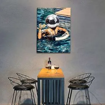 Trendy Disco Canvas Wall Art for Funky Home Decor