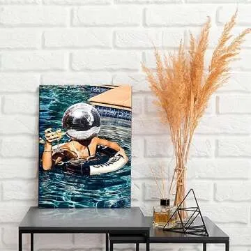 Trendy Disco Canvas Wall Art for Funky Home Decor