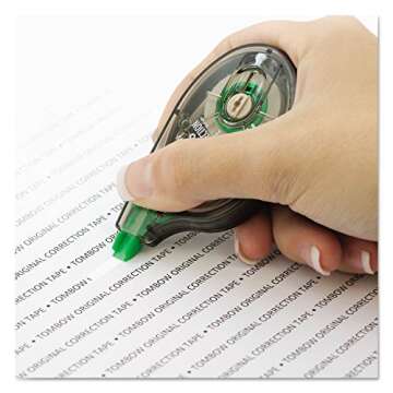 Tombow 68720 Correction Tape,Single Line,Value Pk,1/6-Inch x394-Inch ,10/PK,WE