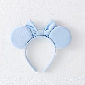 KARETT Sky Blue Mouse Ears for Women and Girls, Trendy and Comfortable