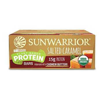 Sunwarrior Organic Sol Good Protein Bars Salted Caramel Deliciously Healthy