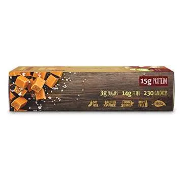 Sunwarrior Organic Sol Good Protein Bars Salted Caramel Deliciously Healthy
