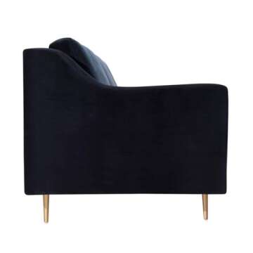 Milan Velvet Upholstered Living Room Sofa by TOV Furniture