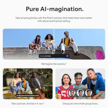 Google Pixel 9 - Unlocked Android Smartphone with Gemini, 24-Hour Battery, Advanced Camera, and 6.3"...