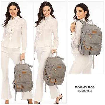 MOMIGO Breast Pump Backpack - Stylish Multi-Functional Design