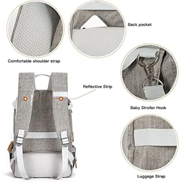MOMIGO Breast Pump Backpack - Stylish Multi-Functional Design