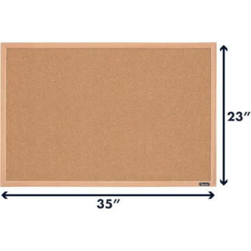 Stylish Quartet Cork Board Bulletin Board for Home or Office