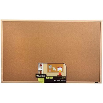 Stylish Quartet Cork Board Bulletin Board for Home or Office
