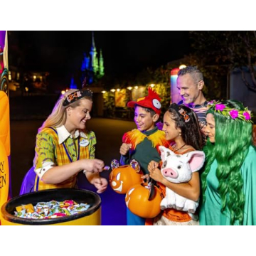 ARATLENCH Halloween Headband Beaded Knotted Headband Halloween Accessories Pumpkin Bat Candy Halloween Costume Party Gift