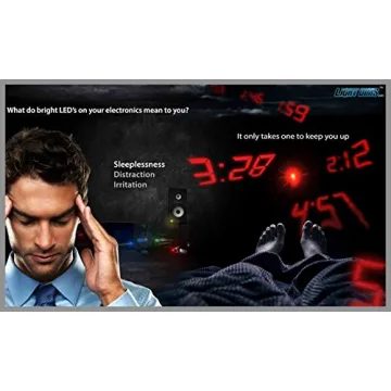 LightDims Black Out Edition Light Blocking LED Covers