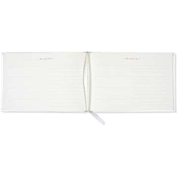 White Guest Book (bonded leather)