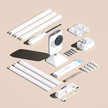 Miku Pro Contact-Free Breathing & Sleep Tracking Monitor - Real-Time Smart Baby Monitor & Wall Mount - HD Video Baby Monitor with Camera & Audio, Night Vision, Humidity & Temperature - Two-Way Talk